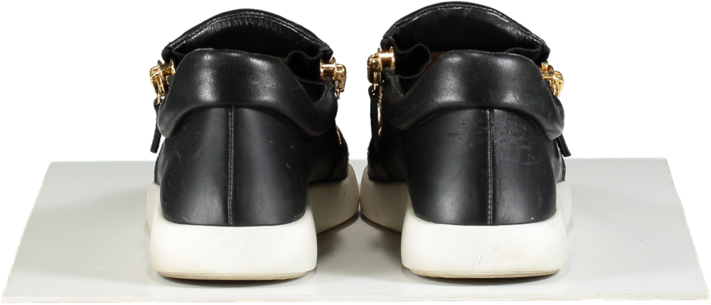 Giuseppe Zanotti Black Suede and Leather Sneakers 👟 UK 08 (EU 41) 👟