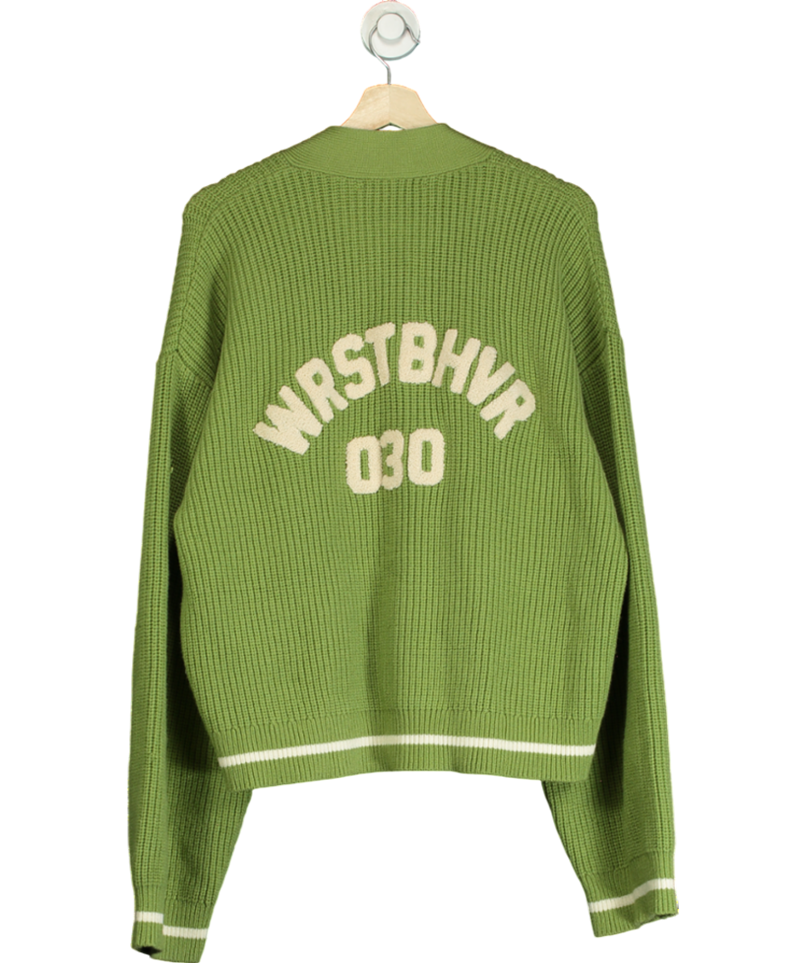 WRSTBHVR Lavo Cardigan - Piquant Green UK 12