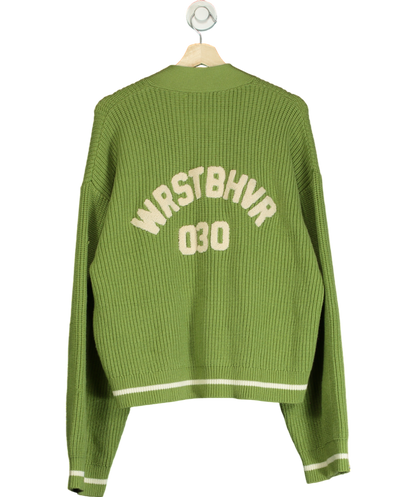 WRSTBHVR Lavo Cardigan - Piquant Green UK 12