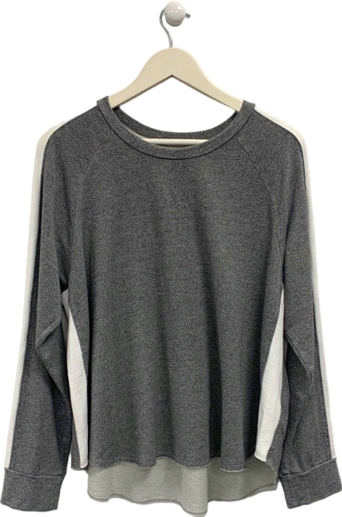 Sundry Grey Long Sleeve Top UK M