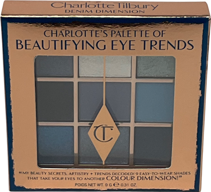 Charlotte Tilbury Charlotte's Palette Of Beautifying Eye Trends Denim Dimension 9g