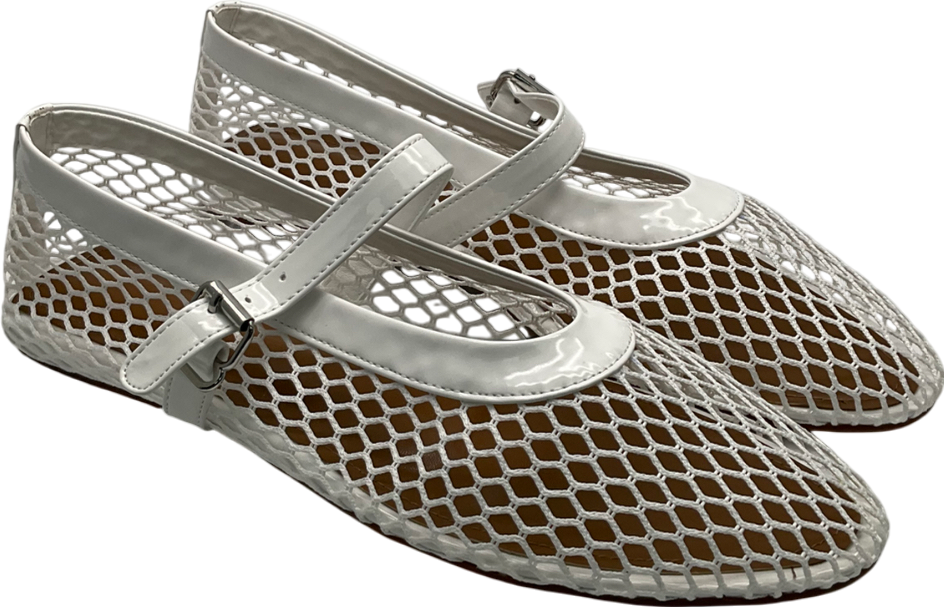 White Mesh Ballet Pumps UK 9 EU 42 👠