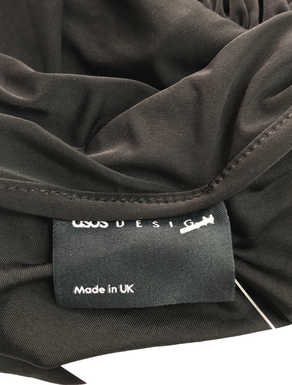 ASOS Black Kaiia Slinky Off Shoulder Top UK S