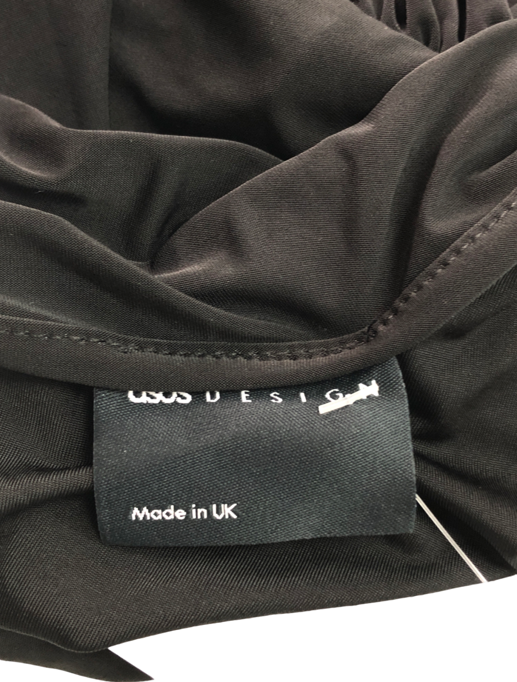 ASOS Black Kaiia Slinky Off Shoulder Top UK S