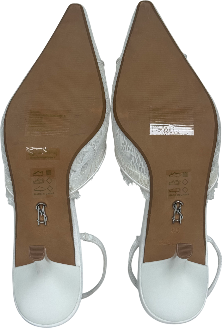 STEVE MADDEN White Serenade-l Lace heels UK 6 EU 39 👠