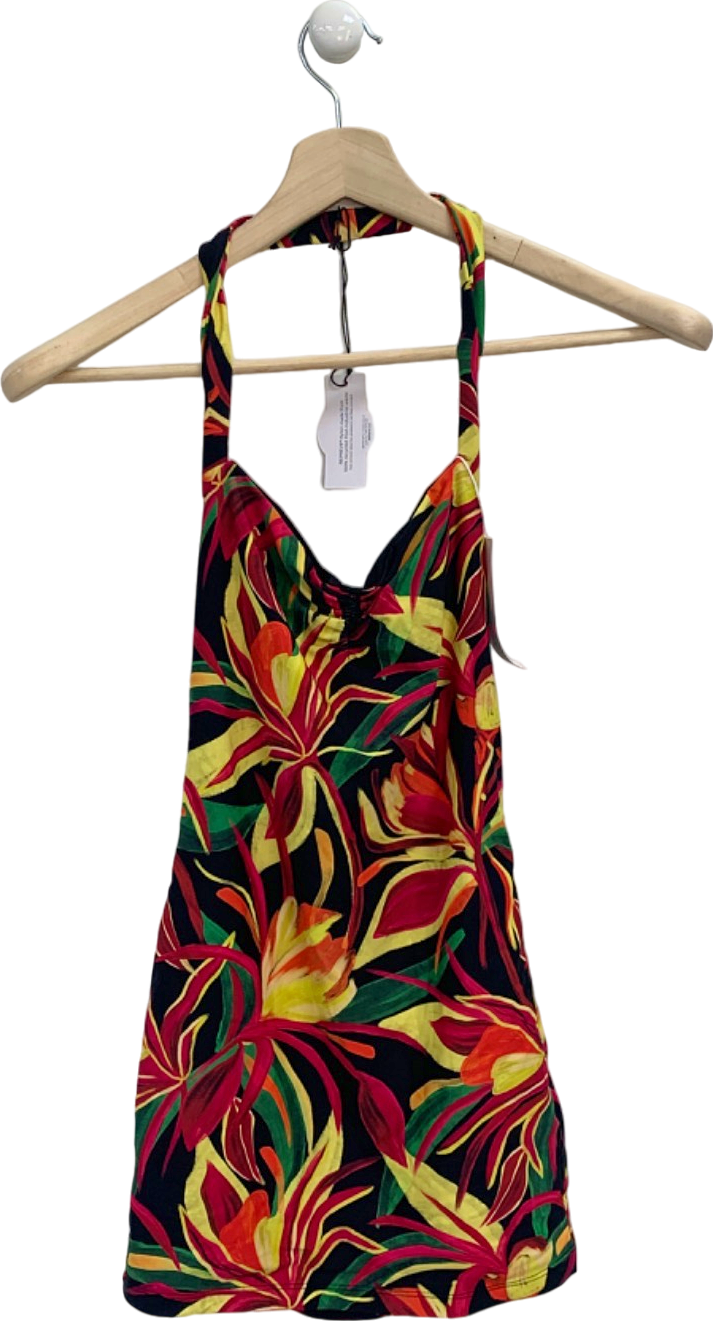 Shondel Multicolour Floral Halter Top UK S
