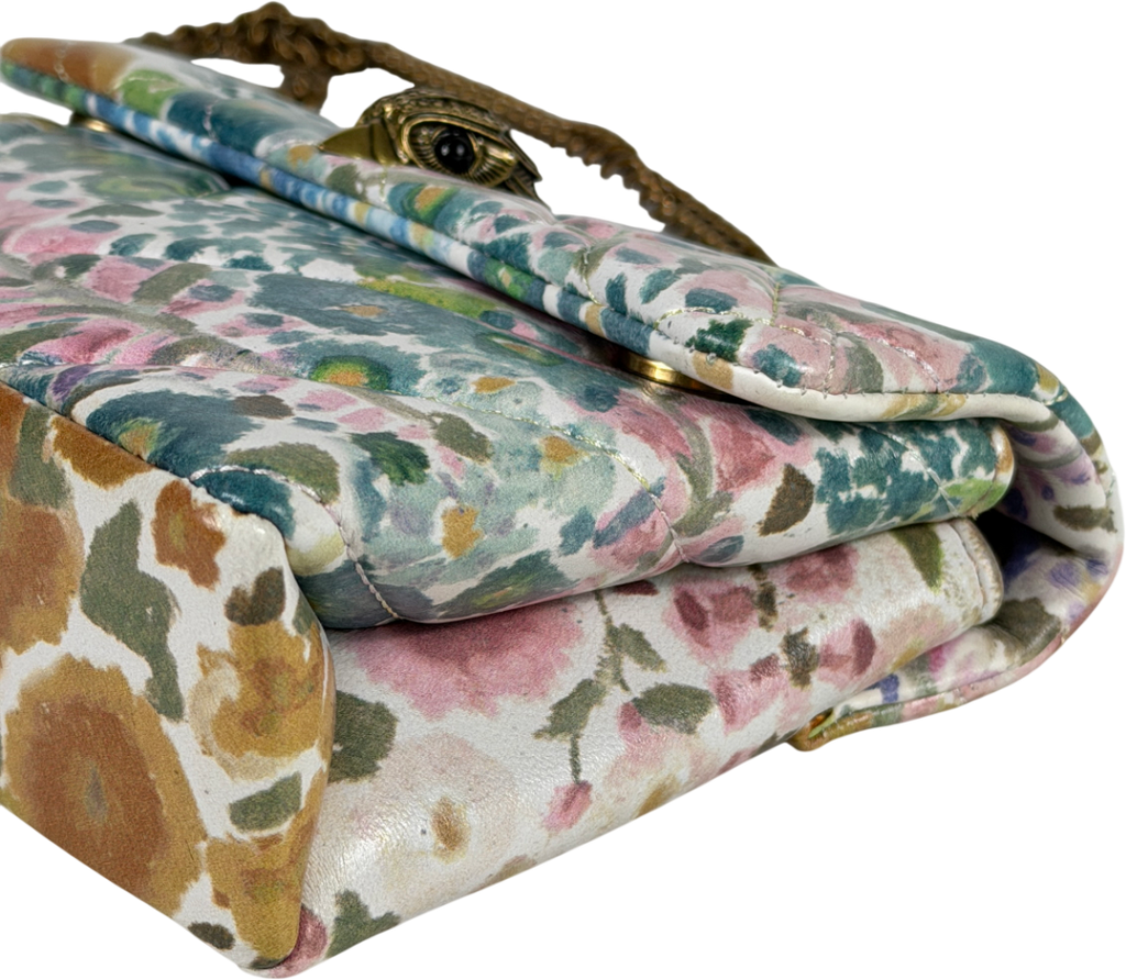KURT GEIGER Multicoloured Floral Couture Mini Kensington Bag
