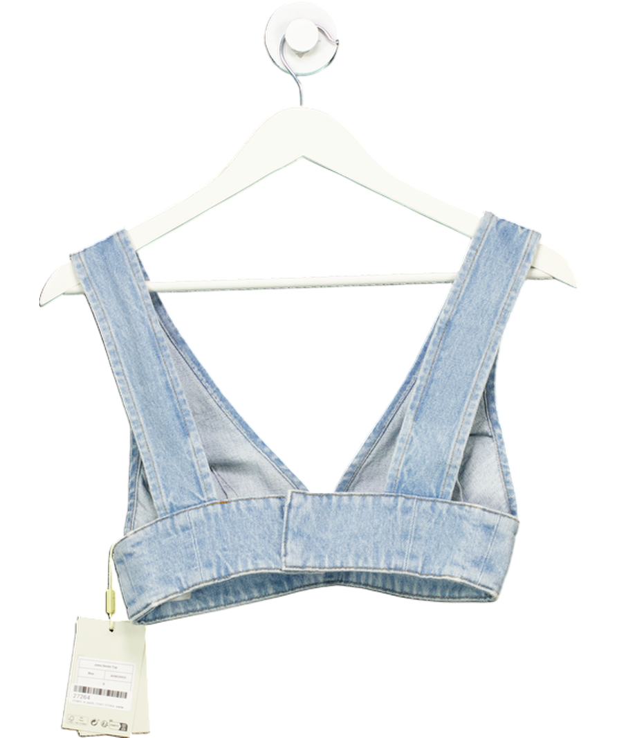 AXEL ARIGATO Blue Jules Denim Top UK S