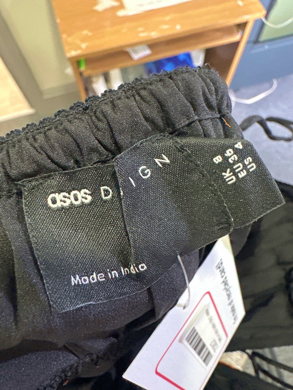 ASOS Black Floral Print Maxi Dress UK 8