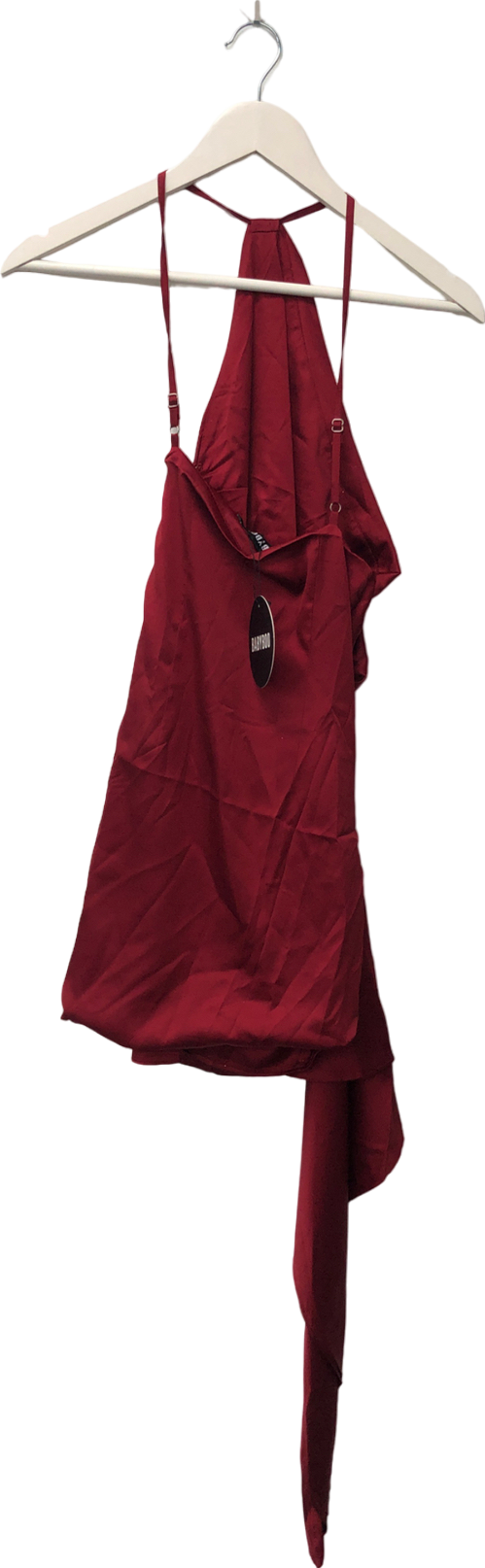 Babyboo Red Avery Mini Dress - Wine UK XS