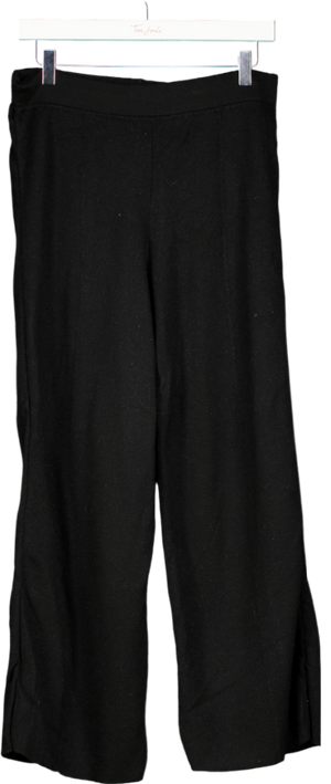 Sunspell Black Pull On Wool Trousers UK M