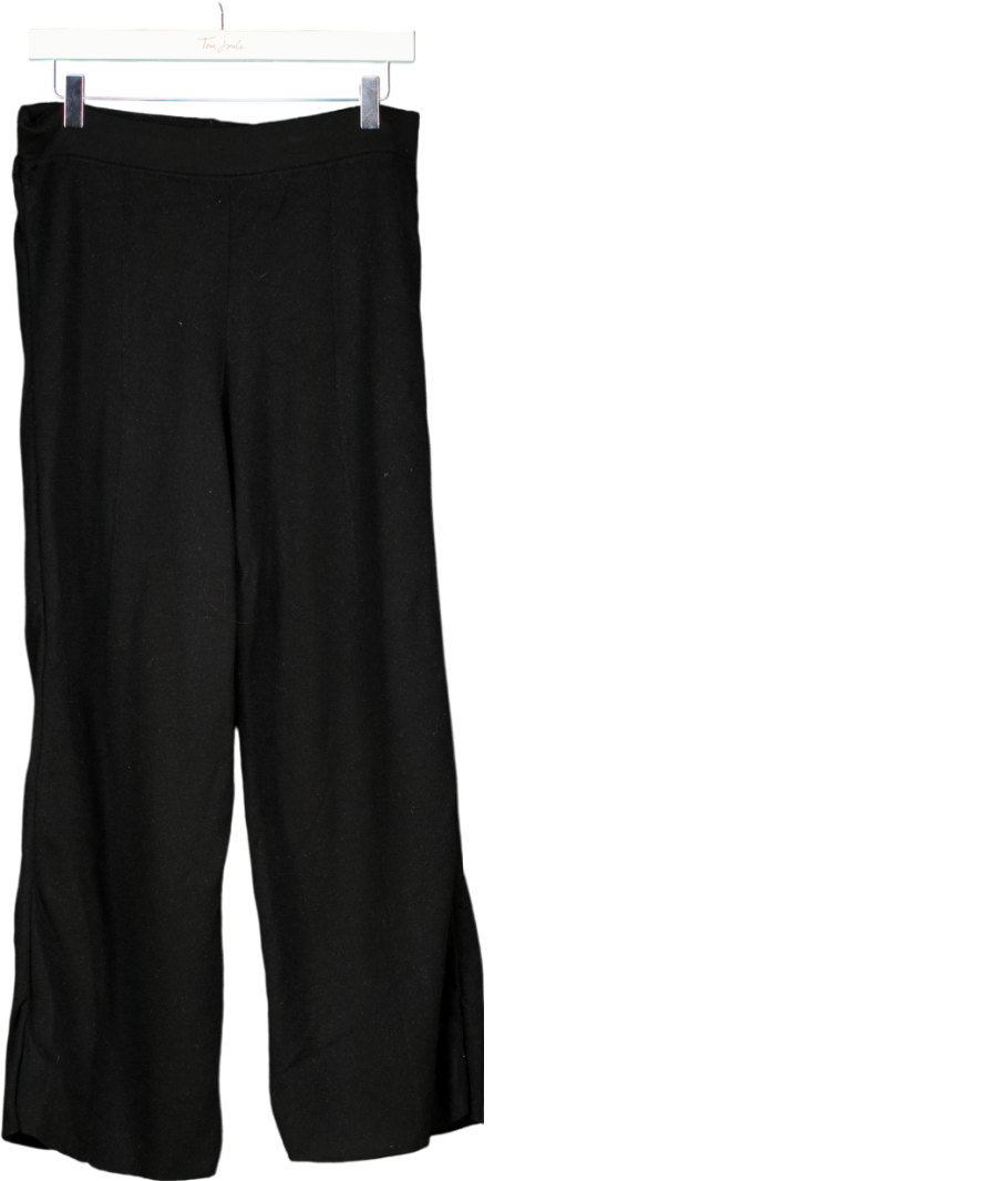 Sunspell Black Pull On Wool Trousers UK M