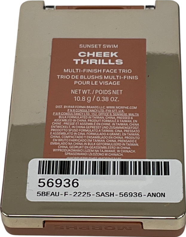 Morphe Cheek Thrills Multi Finish Face Trio Palette Sunset Swim 10.8g