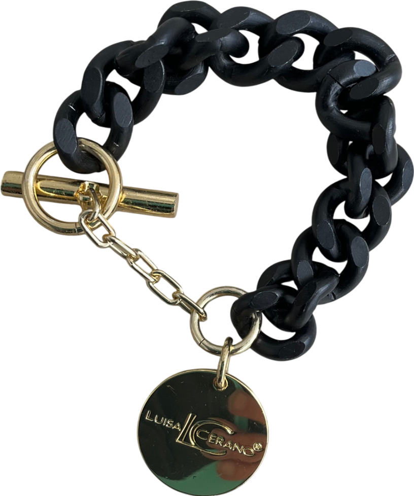 Luisa Cerano Metallic X Vanessa Baroni Flat Chain Bracelet One Size