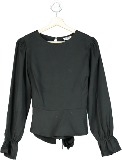 The Drop Black Long Sleeve Blouse XS