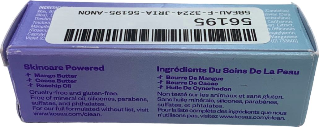 Kosas Weightless Lip Color Beach House Warm Vibrant Pink 3.0g