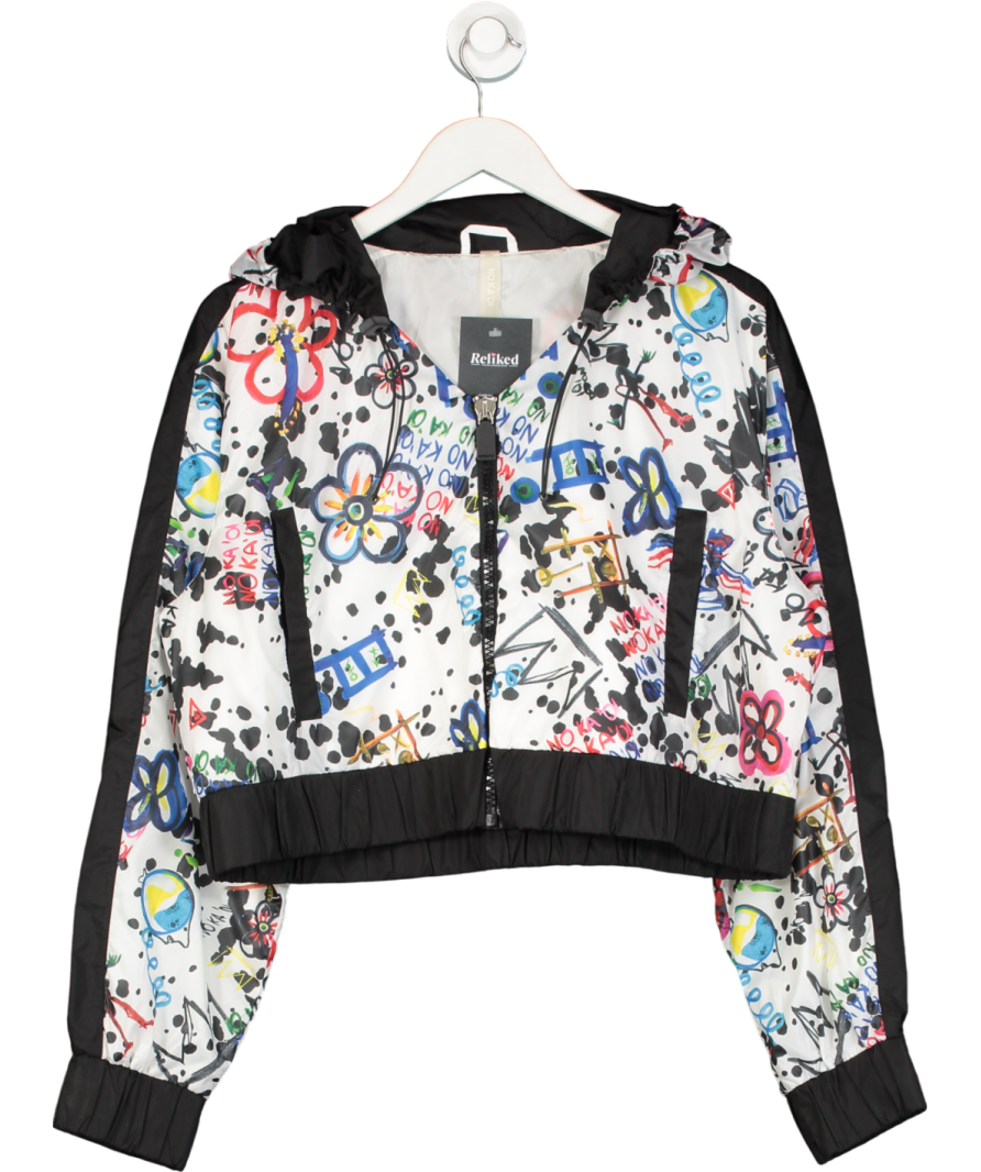NOKA'01 Multicoloured Grafitti Print Jacket UK S