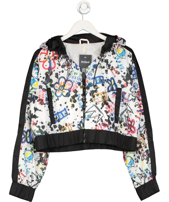 NOKA'01 Multicoloured Grafitti Print Jacket UK S