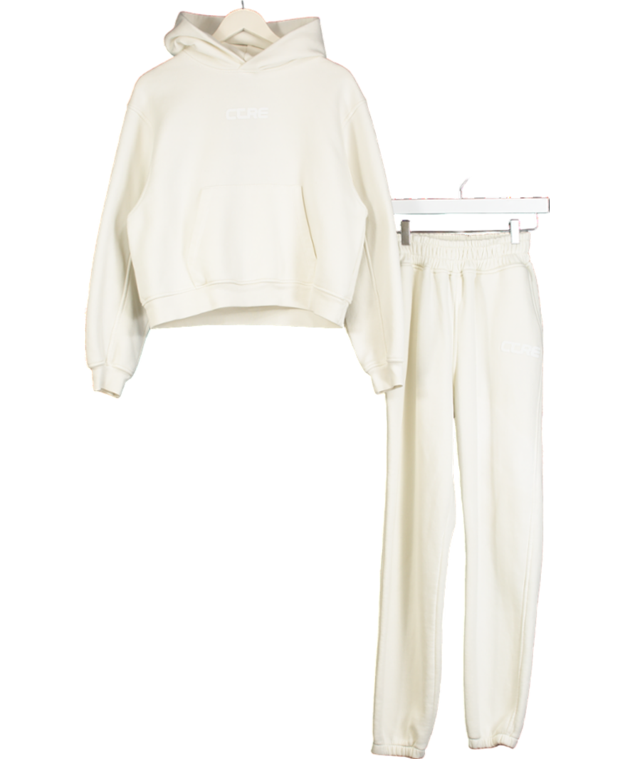 The Couture Club 2-piece Cream Logo Tracksuit UK 6