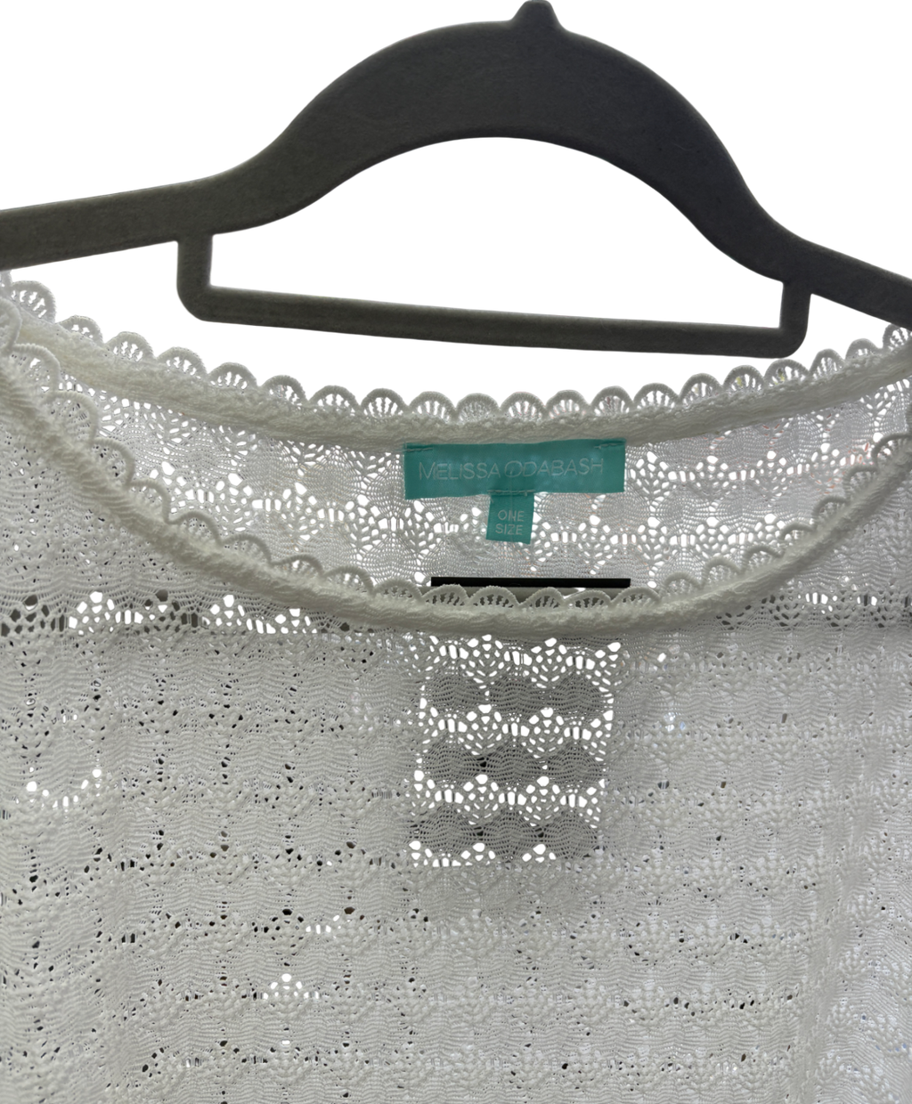 Melissa Odabash White Blair Poncho Cover up One Size