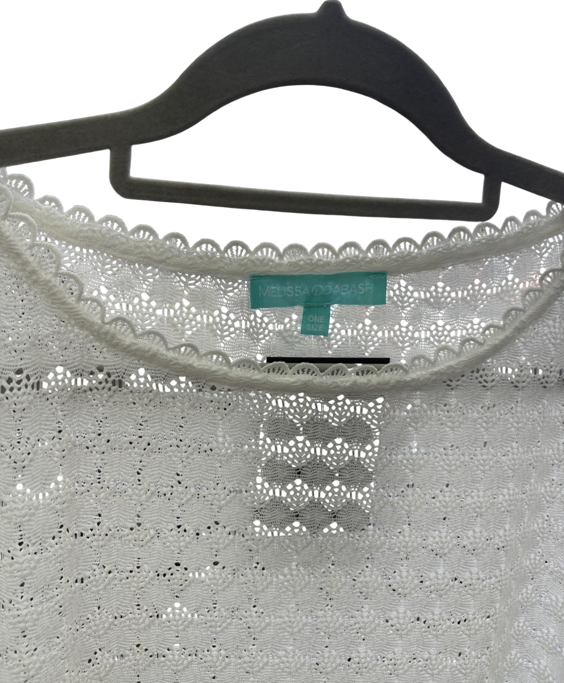 Melissa Odabash White Blair Poncho Cover up One Size