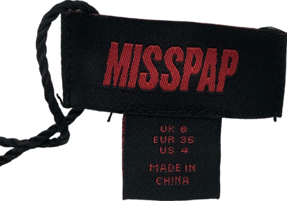 Misspap White Tailored Micro Mini Short UK 8