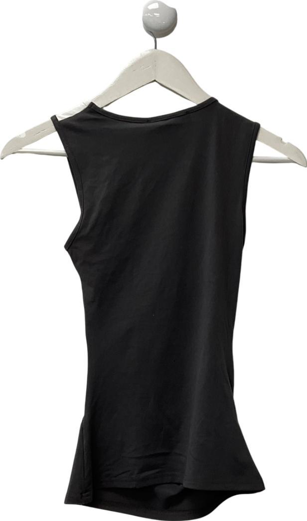 Ego Grey Multi Layered Cut Out Jersey Top UK 8