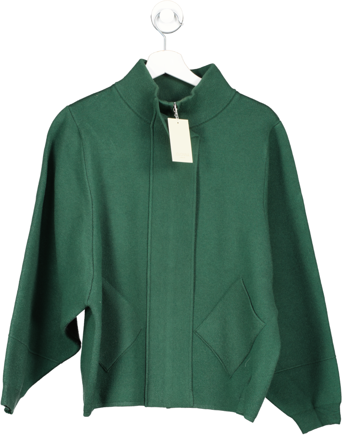 Jovonna London Green Sorso Knitted Jacket UK M/L