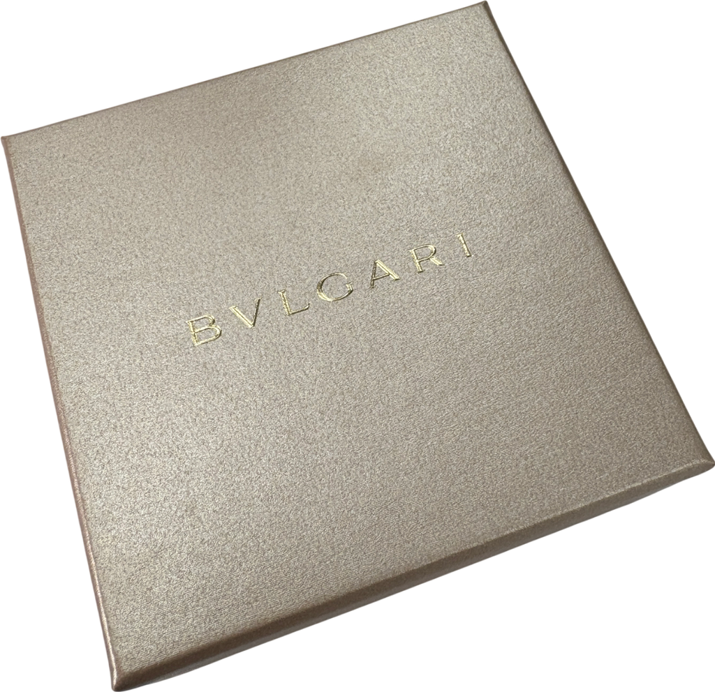 BVLGARI Metallic Serpenti Forever Leather / Gold plated enamel Bracelet