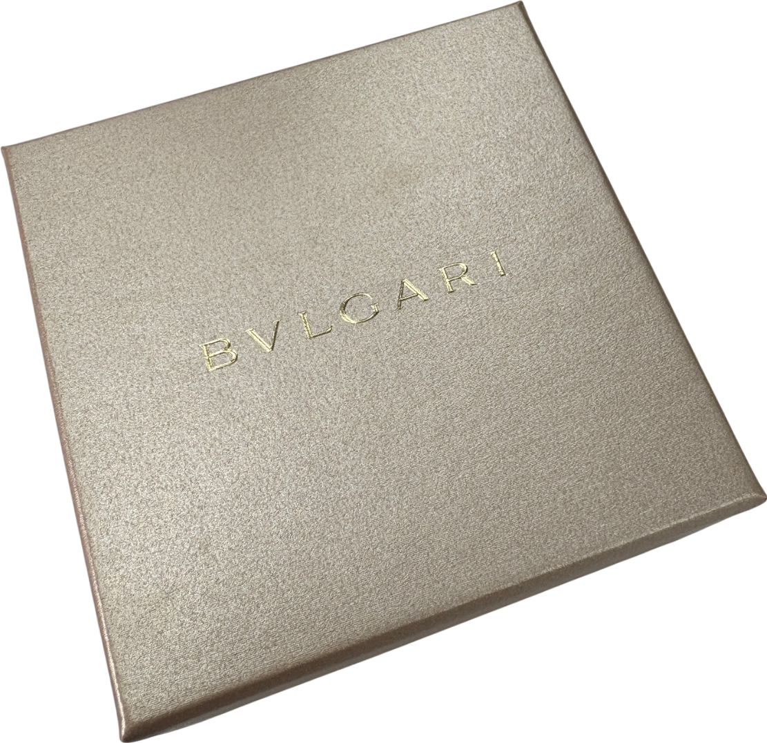 BVLGARI Metallic Serpenti Forever Leather / Gold plated enamel Bracelet