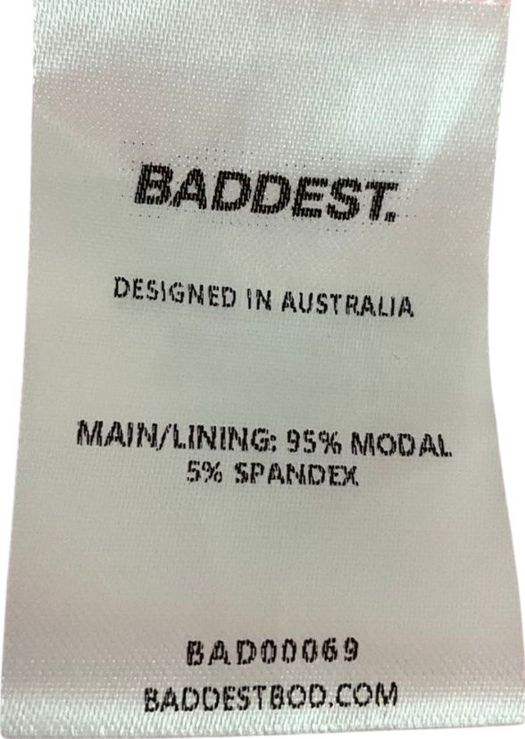 baddest Baddie Pyjama Set Pink UK XL