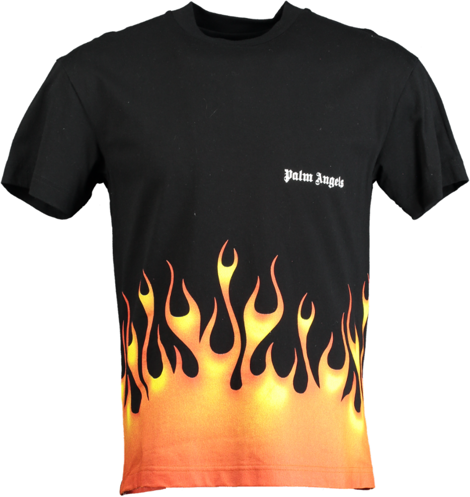 Palm Angels Black Firestarter T-Shirt UK S