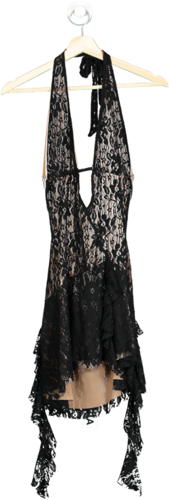 I.AM.GIA Black Irisia Lace Dress UK S
