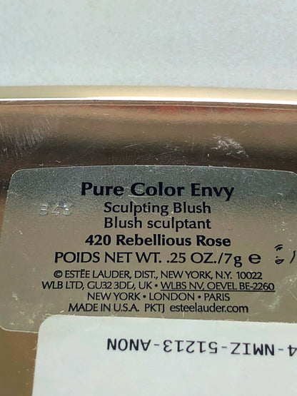 Estée Lauder Pure Color Envy Sculpting Blush 420 Rebellious Rose 7g