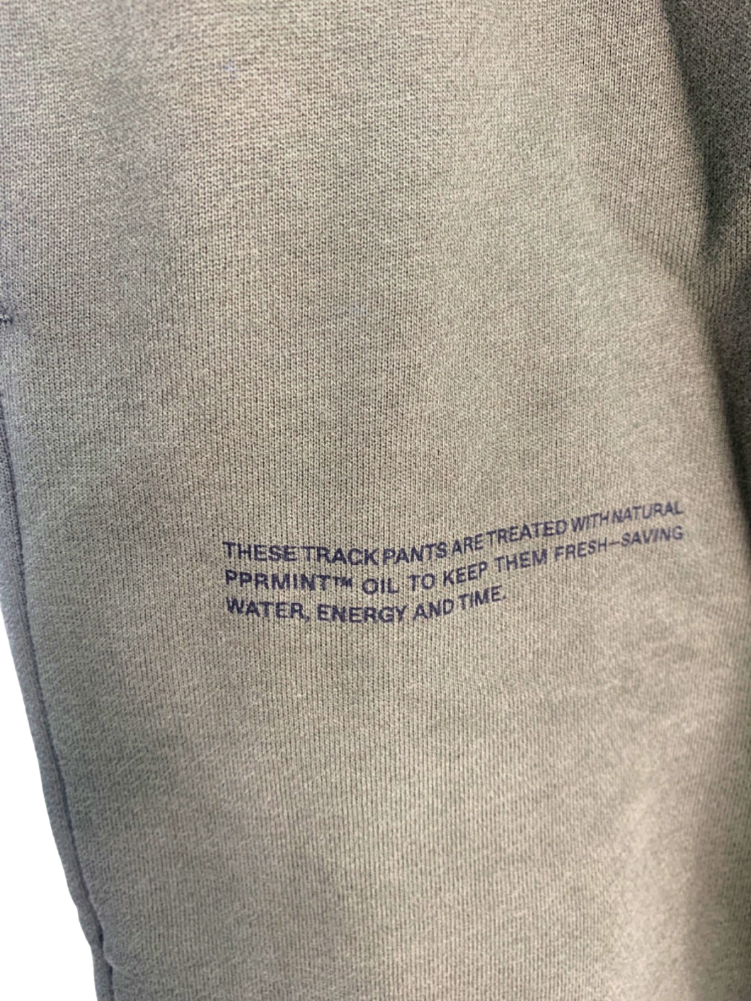 PANGAIA Rosemary Green Organic Cotton Slim Leg Track Pants XS