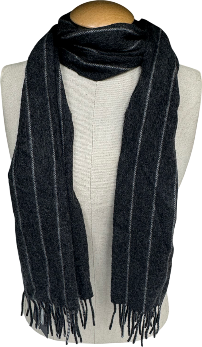 brooks brothers Grey Cashmere Scarf One Size