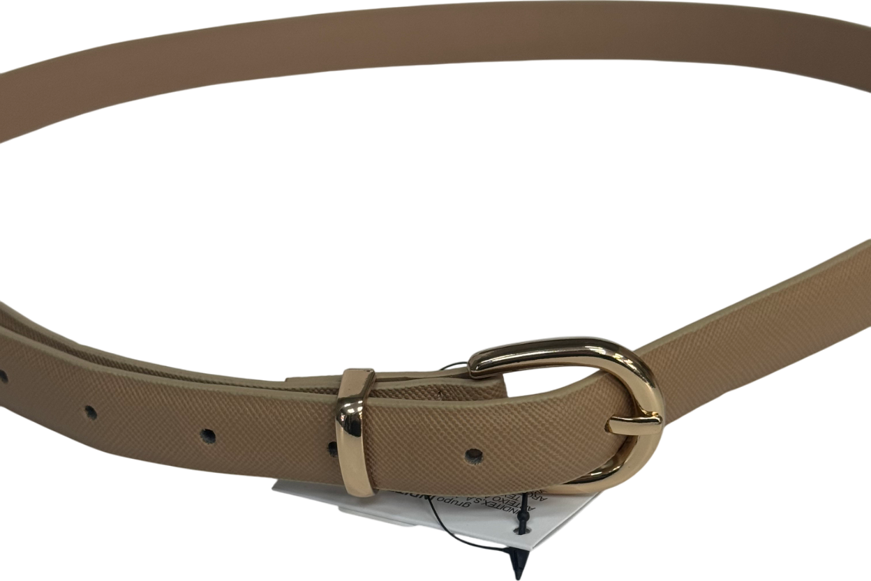 inditex Beige Belt UK XS/S