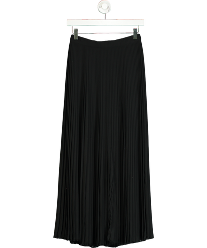 Designers Remix Black Pleated Maxi Skirt UK 8