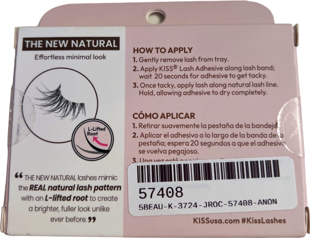KISS The New Natural Effortless Minimal Look Lashes Freckles