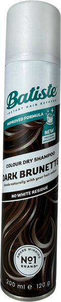 Batiste Dry Shampoo Dark Brunette Colour 200ml