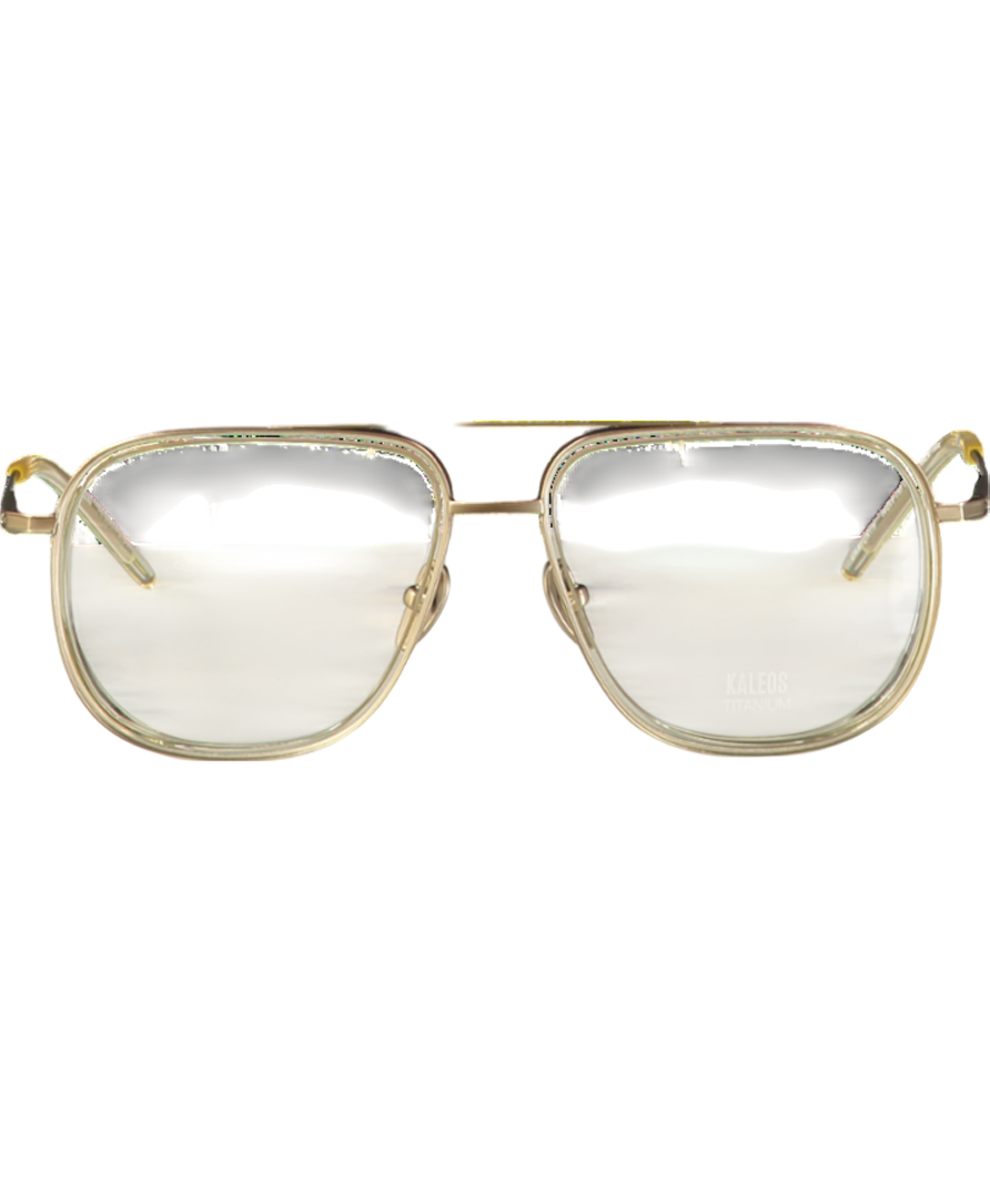 Kaleos Beige Danforth Sunglasses in Case