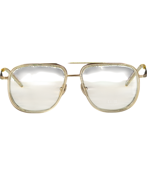 Kaleos Beige Danforth Sunglasses in Case