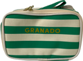 bagflybrindes Green Stripe Wash/make Up Bag One Size