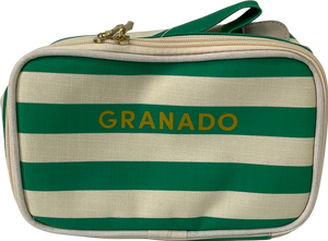 bagflybrindes Green Stripe Wash/make Up Bag One Size