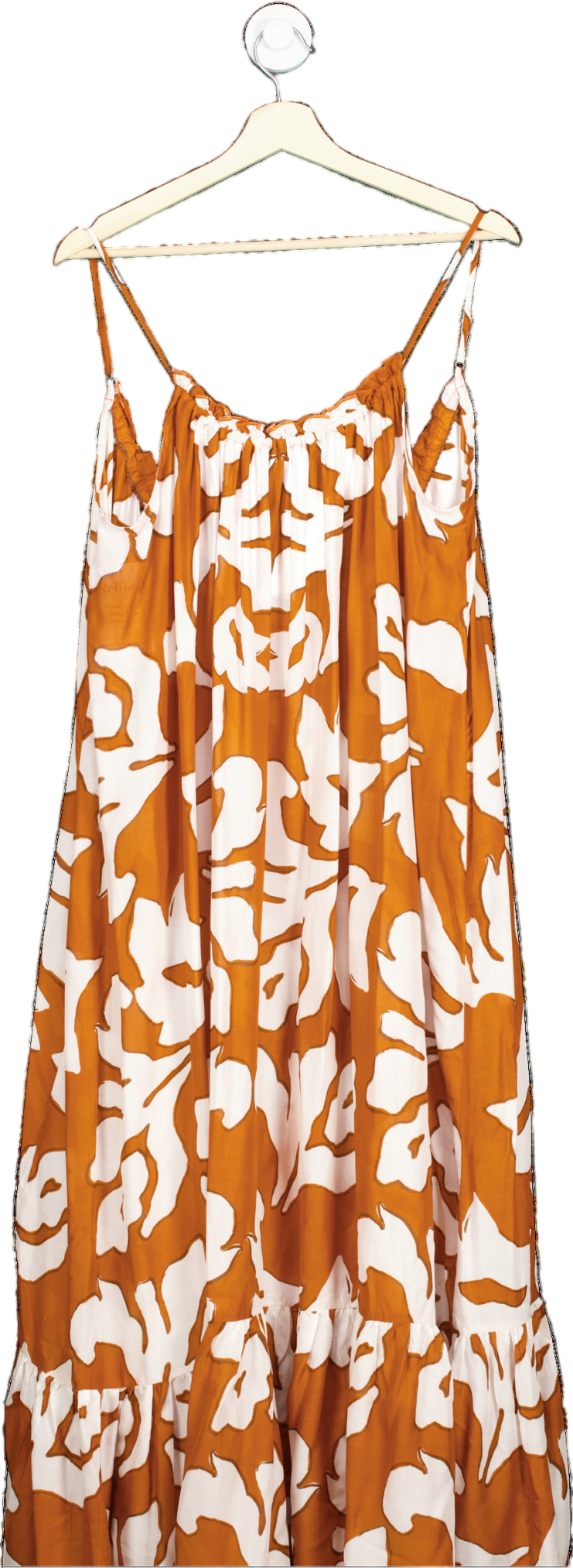 Anthropologie Orange The Malika Cover-up Maxi Dress UK S