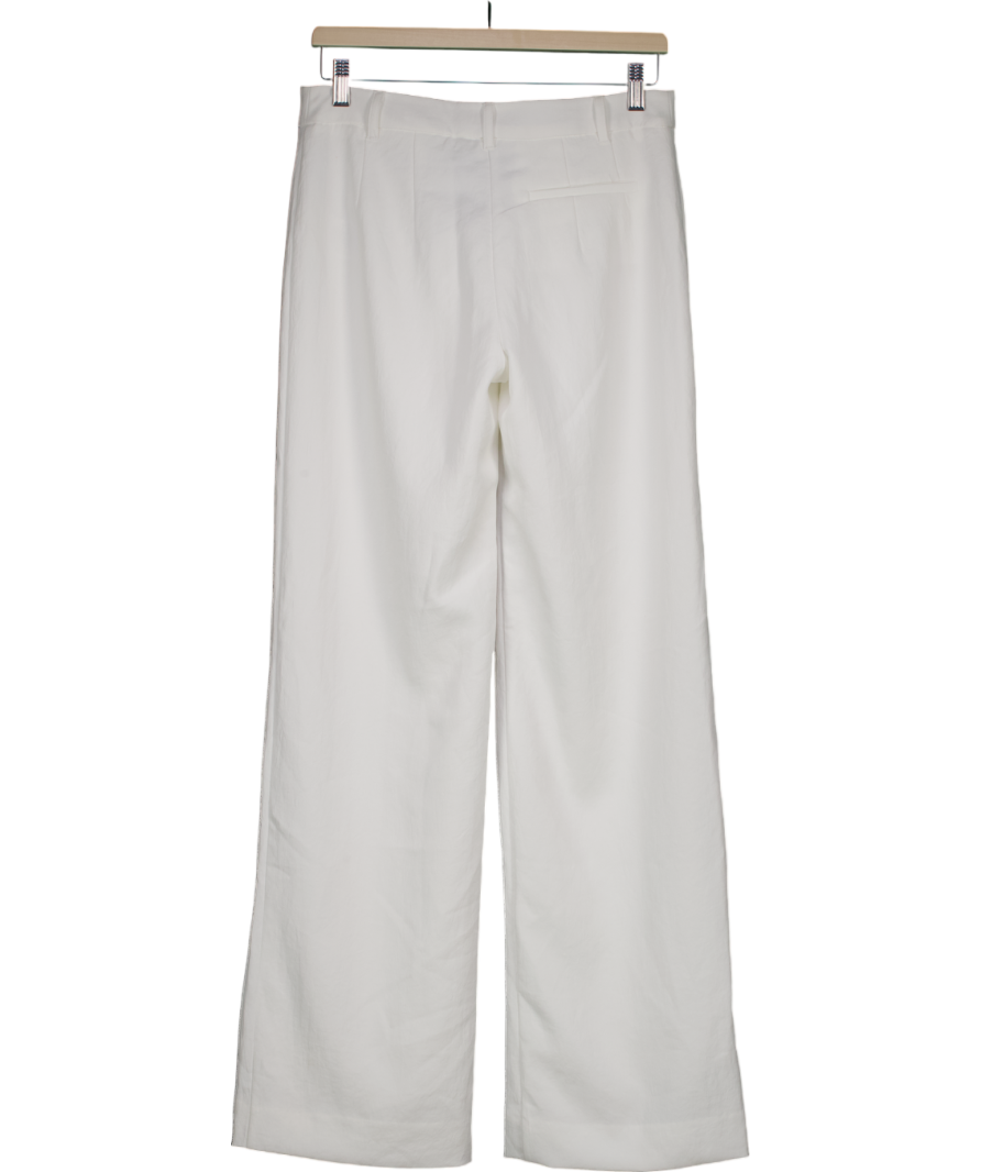 KookaI White Ariel Low Rise Pant UK 8