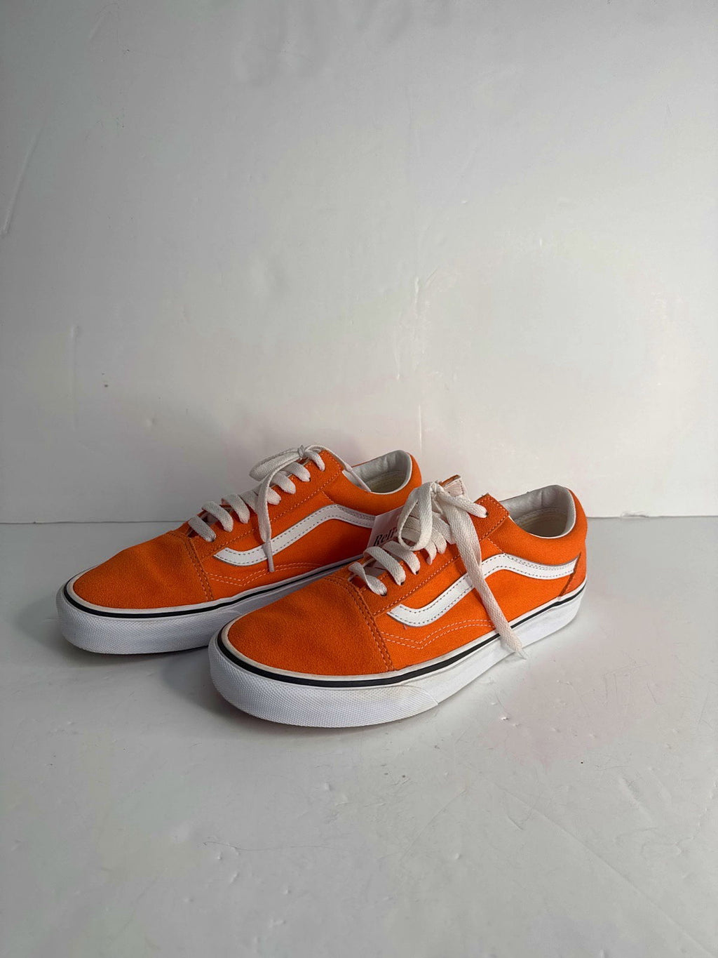 Vans Orange Old Skool Trainers UK 7