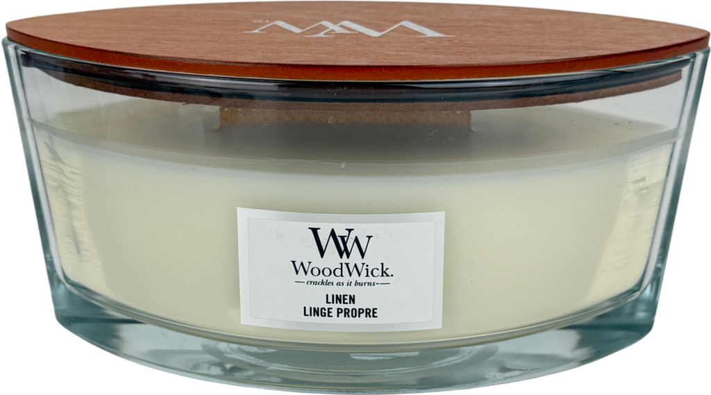 Woodwick White Linen Candle 453.6g One Size