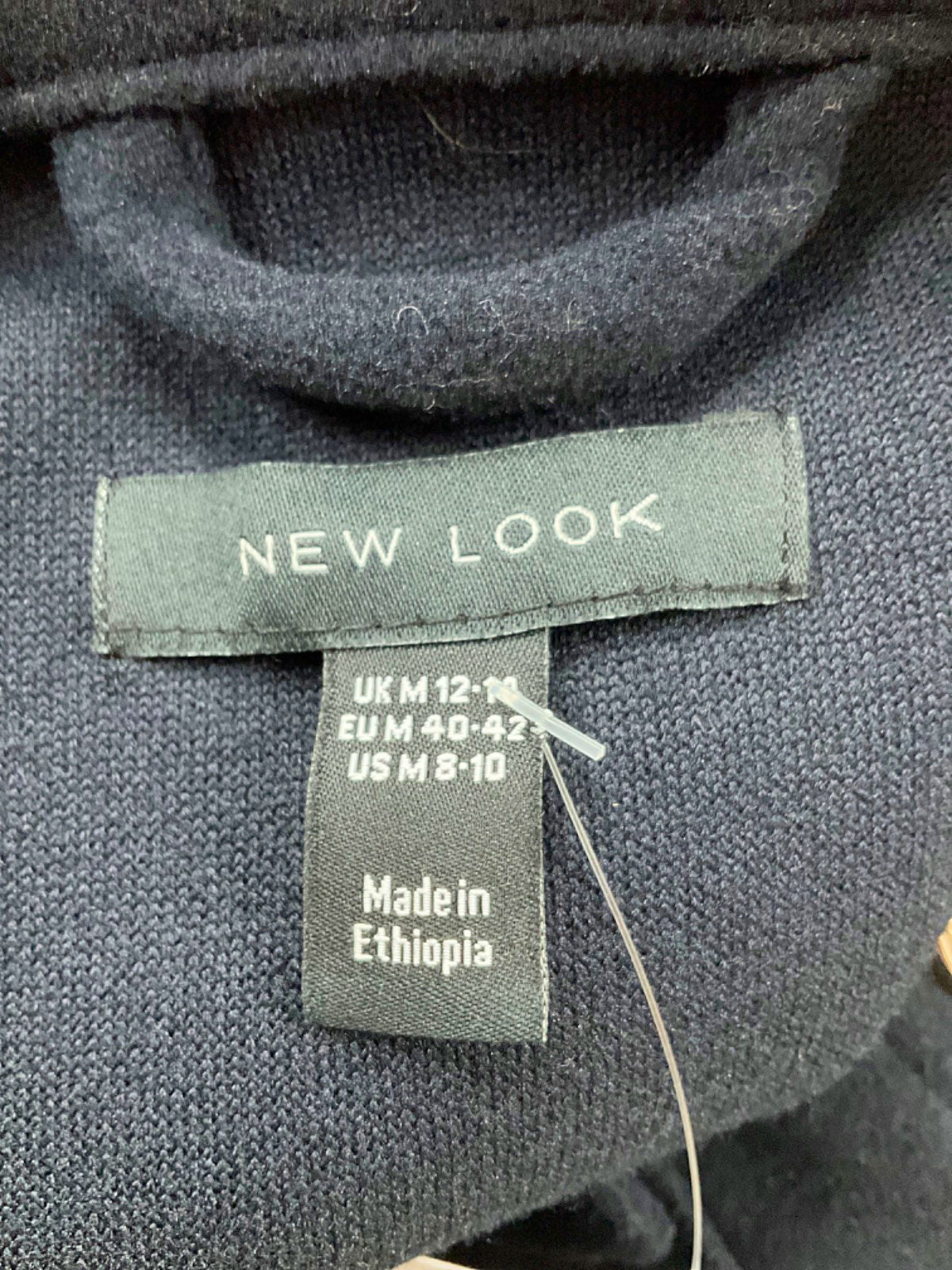 New Look Blue Button-Up Jacket UK M