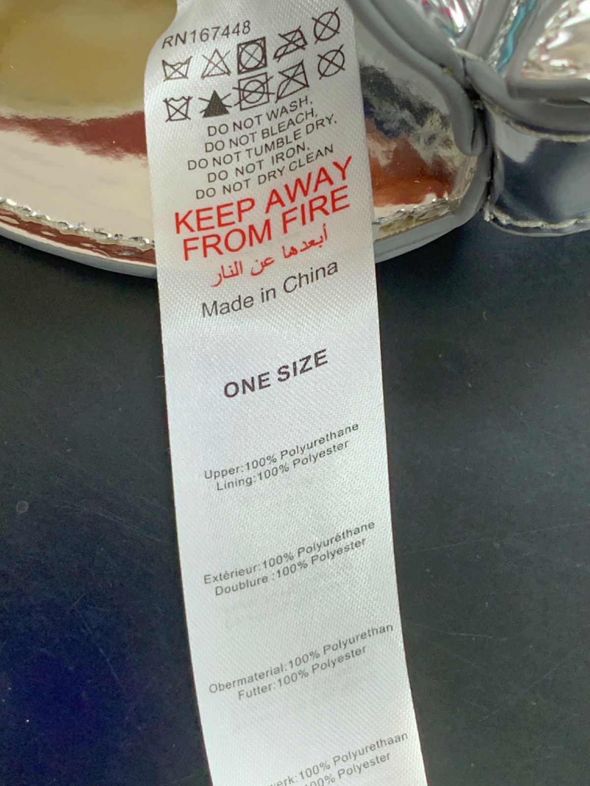 Boohoo Silver Shoulder Bag One Size